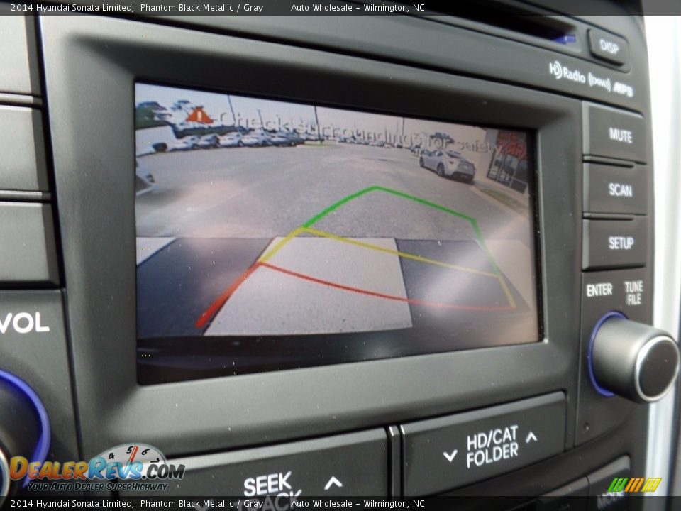 2014 Hyundai Sonata Limited Phantom Black Metallic / Gray Photo #18