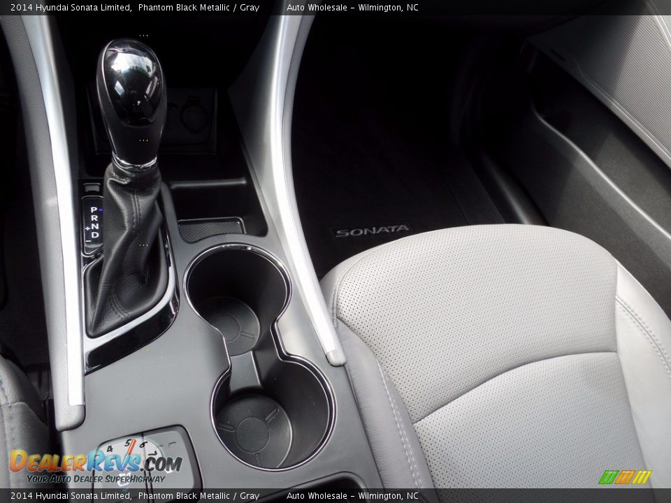 2014 Hyundai Sonata Limited Phantom Black Metallic / Gray Photo #19