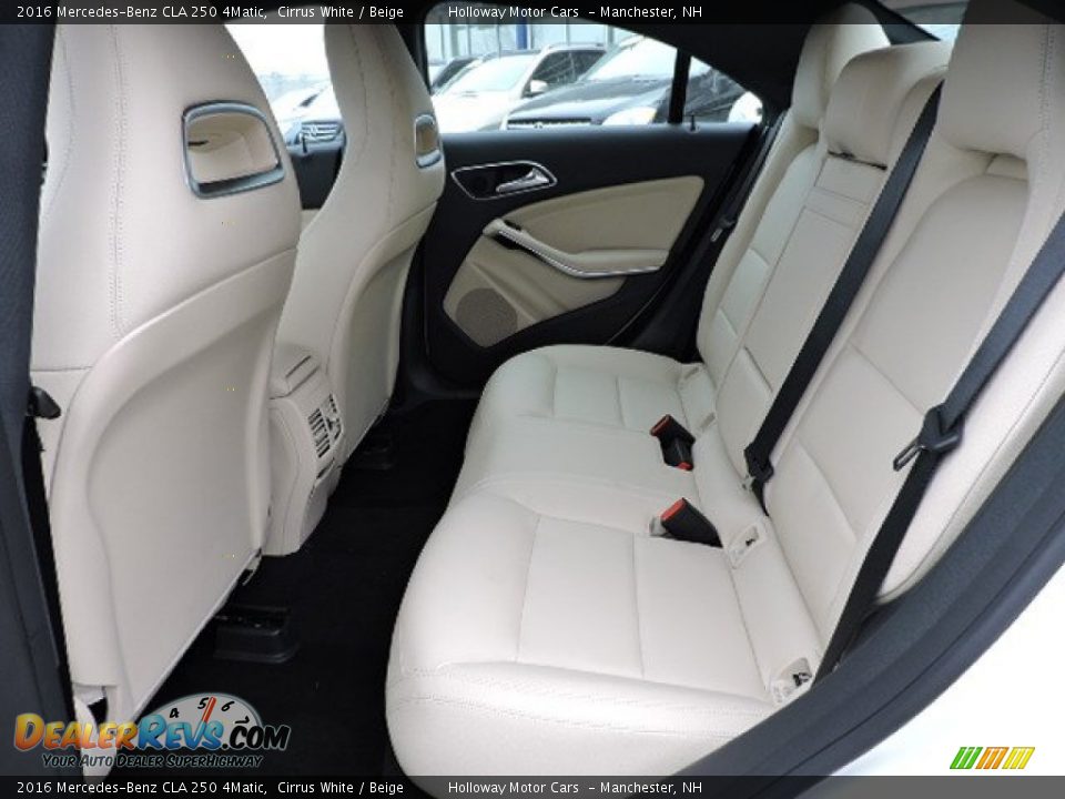 Rear Seat of 2016 Mercedes-Benz CLA 250 4Matic Photo #8