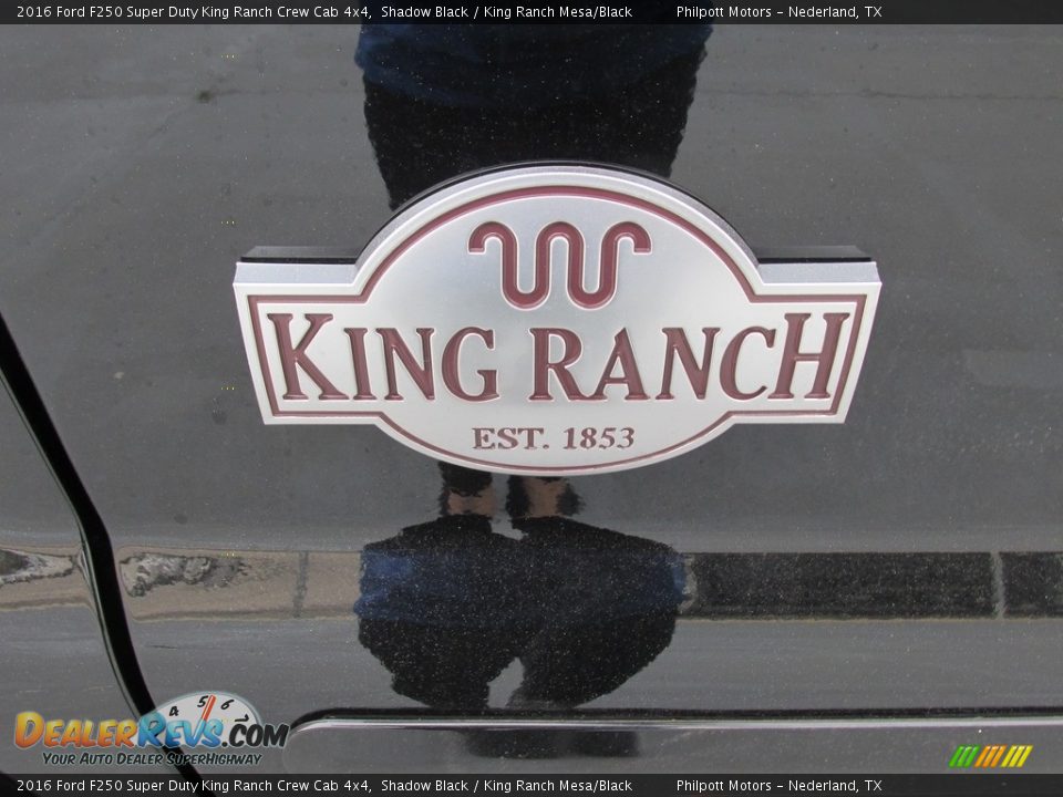 2016 Ford F250 Super Duty King Ranch Crew Cab 4x4 Shadow Black / King Ranch Mesa/Black Photo #15