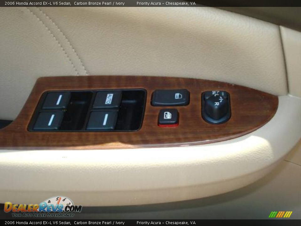 2006 Honda Accord EX-L V6 Sedan Carbon Bronze Pearl / Ivory Photo #15