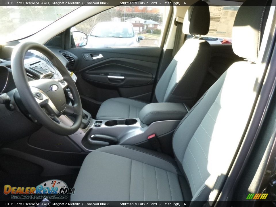 2016 Ford Escape SE 4WD Magnetic Metallic / Charcoal Black Photo #6