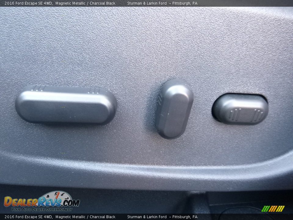 2016 Ford Escape SE 4WD Magnetic Metallic / Charcoal Black Photo #11