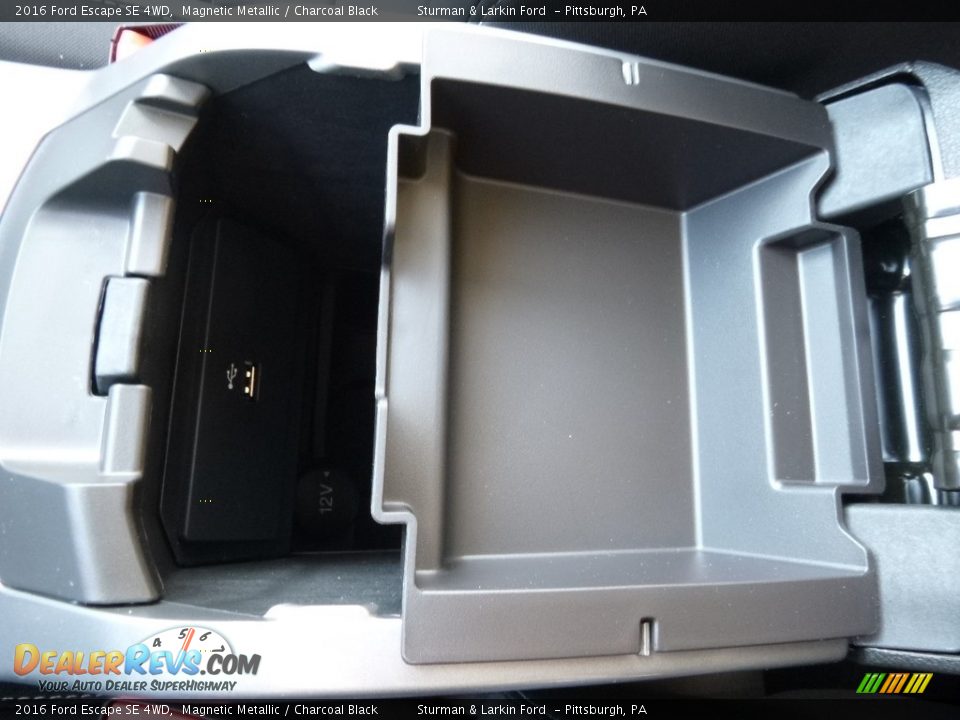 2016 Ford Escape SE 4WD Magnetic Metallic / Charcoal Black Photo #13