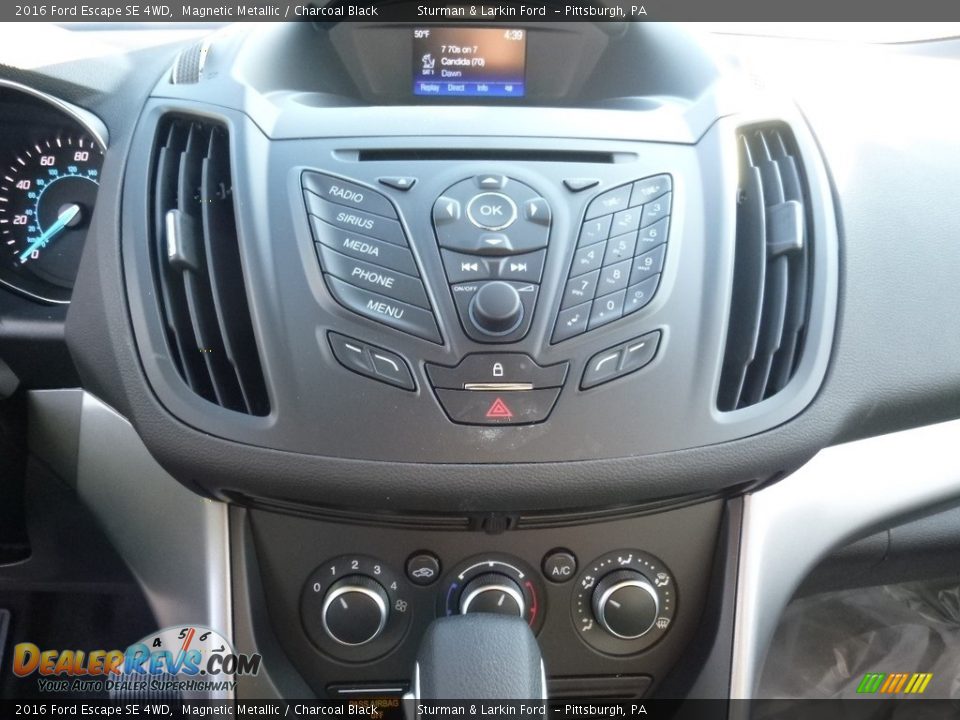 2016 Ford Escape SE 4WD Magnetic Metallic / Charcoal Black Photo #15