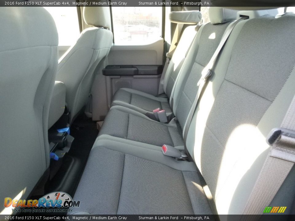 2016 Ford F150 XLT SuperCab 4x4 Magnetic / Medium Earth Gray Photo #7