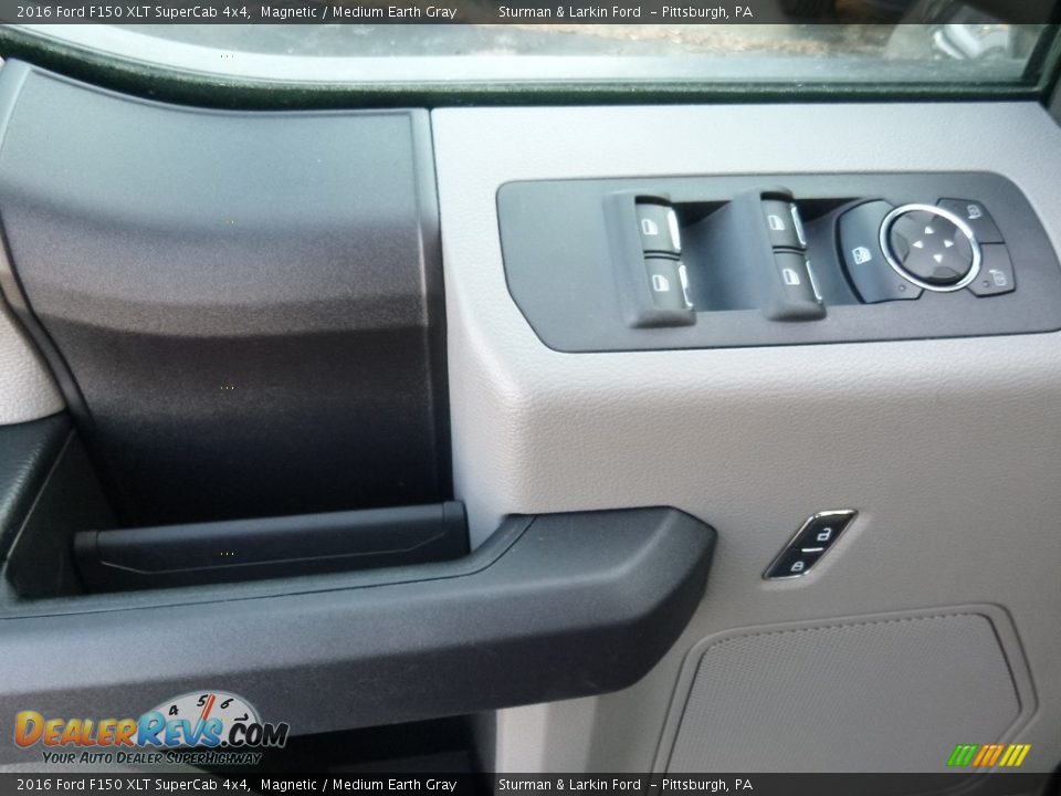 2016 Ford F150 XLT SuperCab 4x4 Magnetic / Medium Earth Gray Photo #9