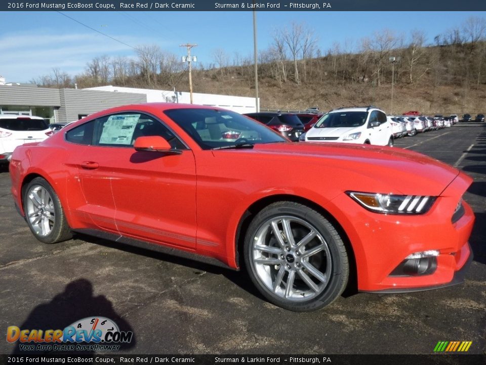 2016 Ford Mustang EcoBoost Coupe Race Red / Dark Ceramic Photo #1