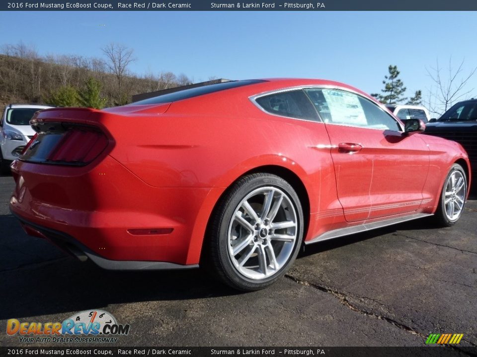 2016 Ford Mustang EcoBoost Coupe Race Red / Dark Ceramic Photo #2