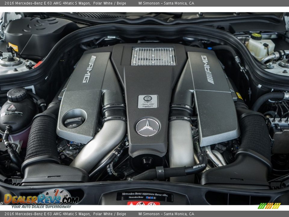 2016 Mercedes-Benz E 63 AMG 4Matic S Wagon 5.5 Liter AMG DI biturbo DOHC 32-Valve VVT V8 Engine Photo #9