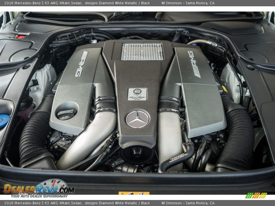 2016 Mercedes-Benz S 63 AMG 4Matic Sedan 5.5 Liter AMG biturbo DOHC 32-Valve VVT V8 Engine Photo #9