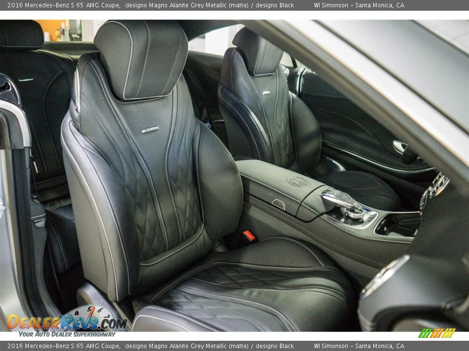 Front Seat of 2016 Mercedes-Benz S 65 AMG Coupe Photo #2