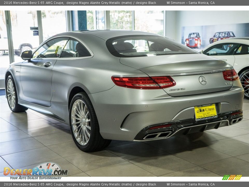 2016 Mercedes-Benz S 65 AMG Coupe designo Magno Alanite Grey Metallic (matte) / designo Black Photo #3
