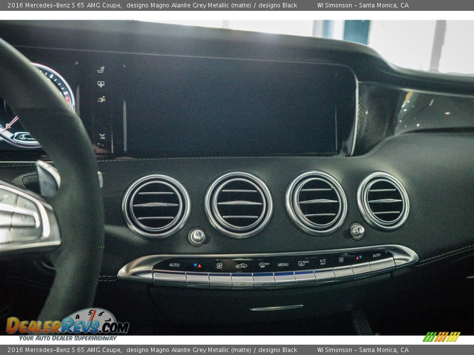 2016 Mercedes-Benz S 65 AMG Coupe designo Magno Alanite Grey Metallic (matte) / designo Black Photo #8