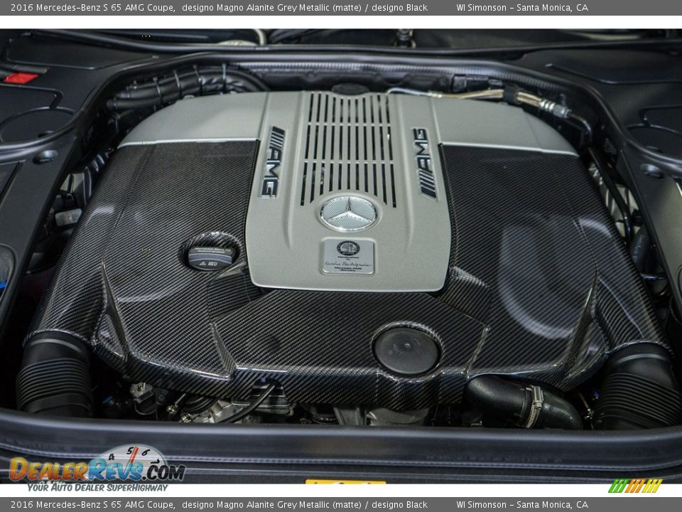 2016 Mercedes-Benz S 65 AMG Coupe designo Magno Alanite Grey Metallic (matte) / designo Black Photo #9