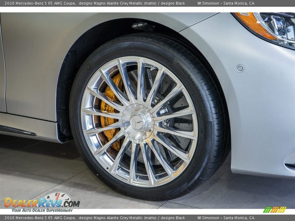 2016 Mercedes-Benz S 65 AMG Coupe designo Magno Alanite Grey Metallic (matte) / designo Black Photo #10