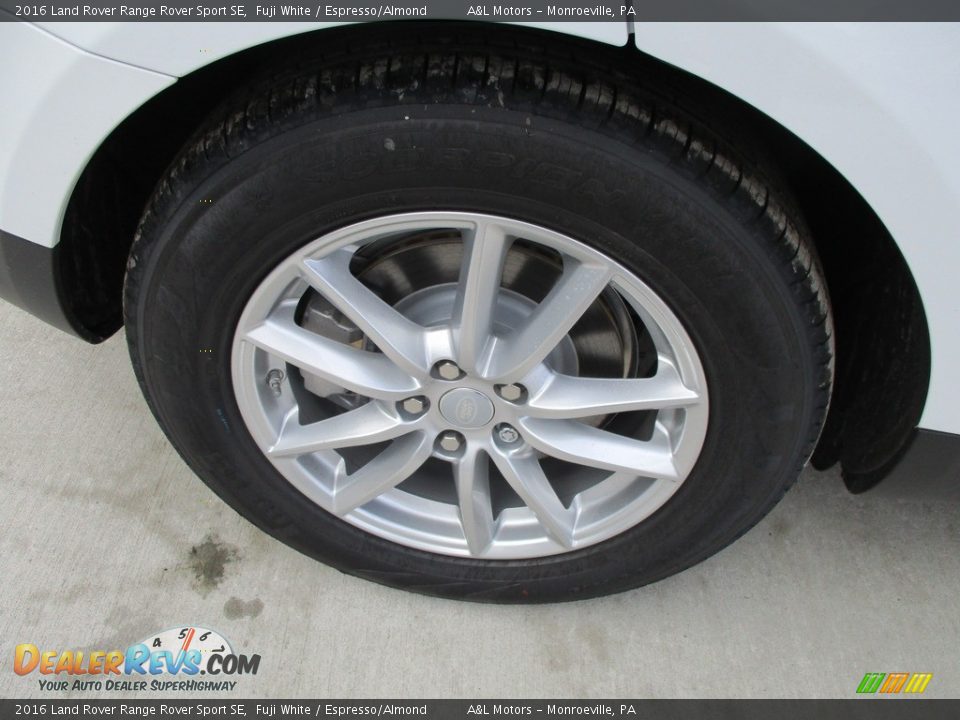 2016 Land Rover Range Rover Sport SE Fuji White / Espresso/Almond Photo #3