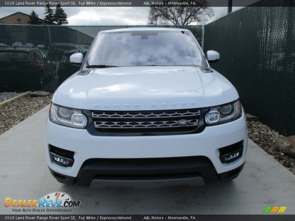 2016 Land Rover Range Rover Sport SE Fuji White / Espresso/Almond Photo #6