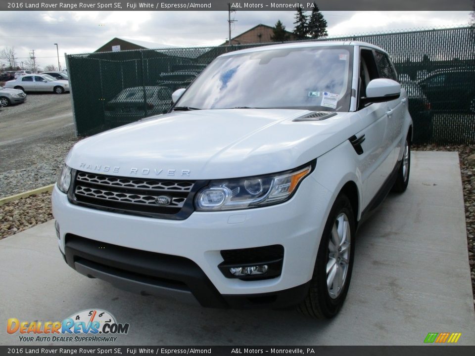2016 Land Rover Range Rover Sport SE Fuji White / Espresso/Almond Photo #7