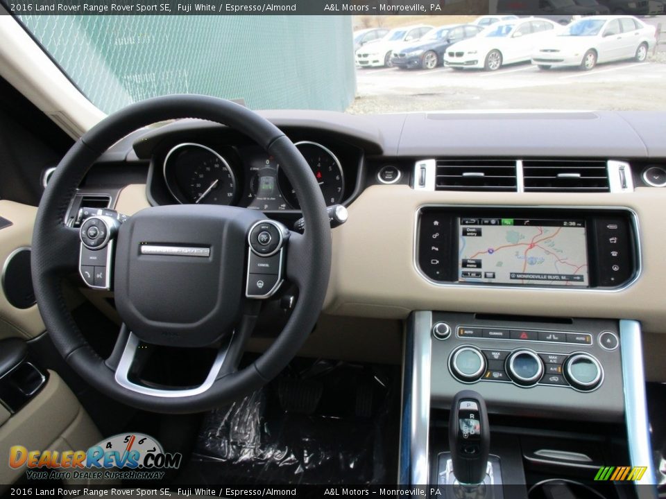2016 Land Rover Range Rover Sport SE Fuji White / Espresso/Almond Photo #14