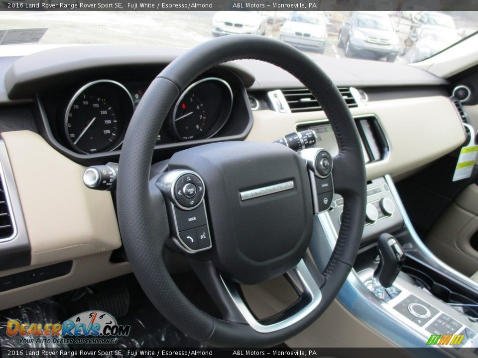 2016 Land Rover Range Rover Sport SE Fuji White / Espresso/Almond Photo #15