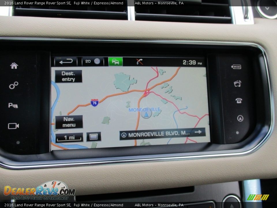 Navigation of 2016 Land Rover Range Rover Sport SE Photo #17