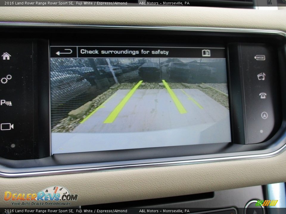 2016 Land Rover Range Rover Sport SE Fuji White / Espresso/Almond Photo #18