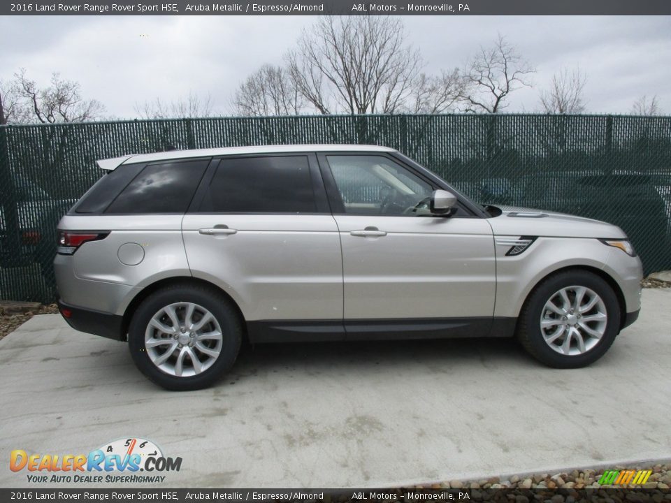 2016 Land Rover Range Rover Sport HSE Aruba Metallic / Espresso/Almond Photo #2