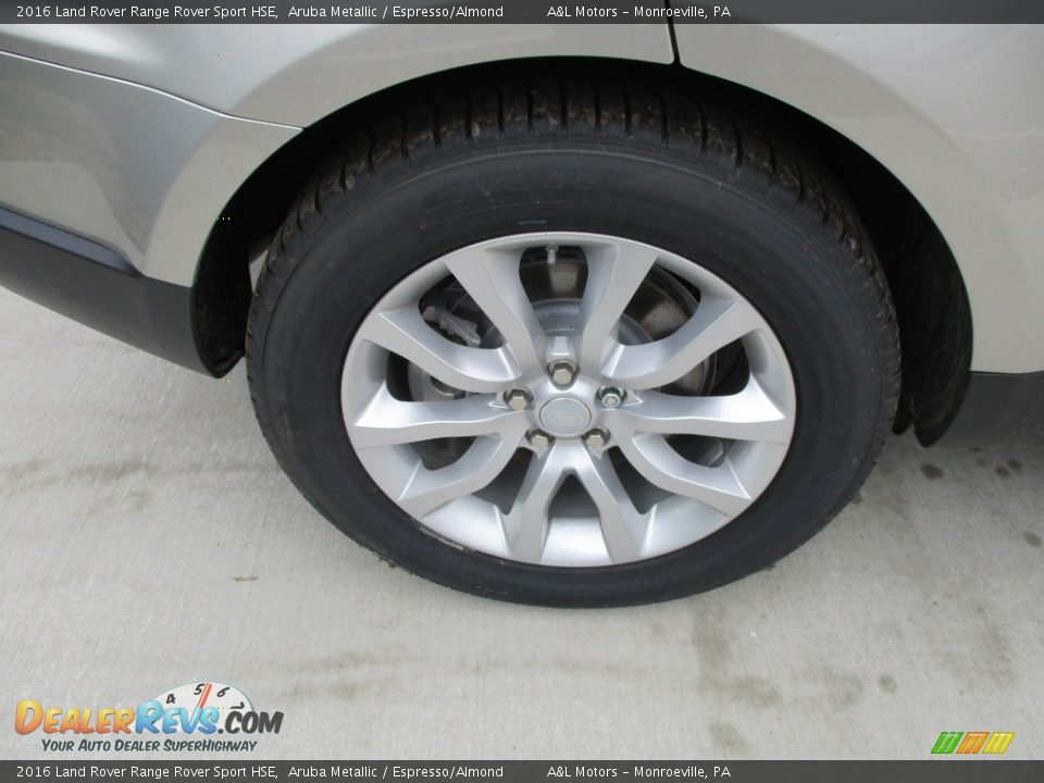 2016 Land Rover Range Rover Sport HSE Aruba Metallic / Espresso/Almond Photo #3
