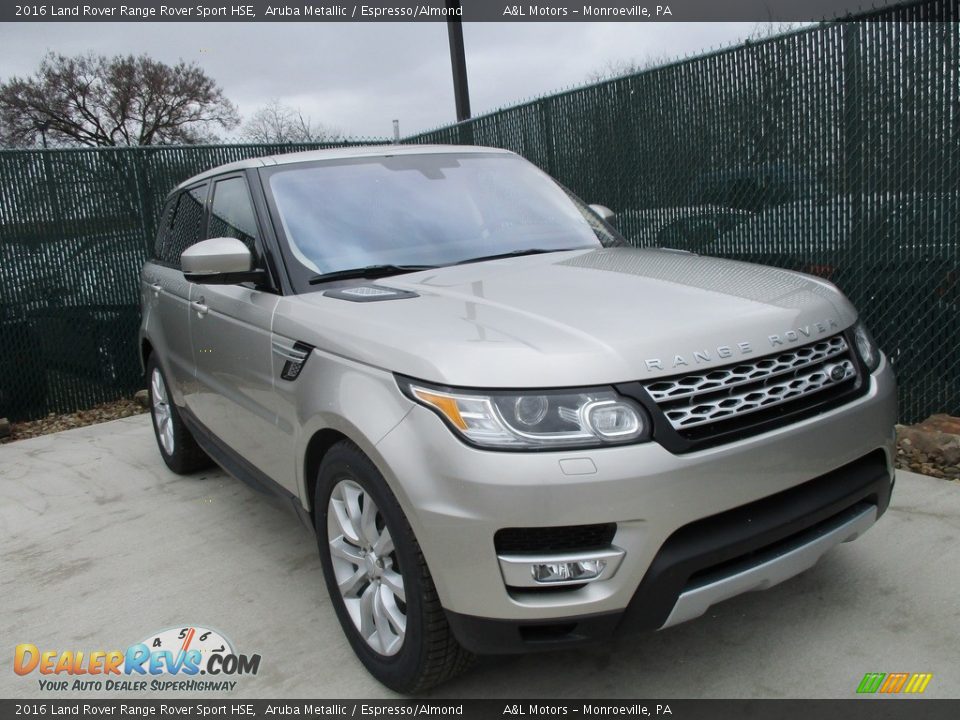 2016 Land Rover Range Rover Sport HSE Aruba Metallic / Espresso/Almond Photo #5