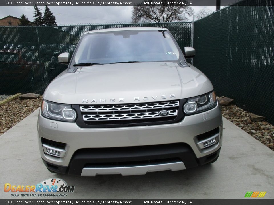 2016 Land Rover Range Rover Sport HSE Aruba Metallic / Espresso/Almond Photo #6