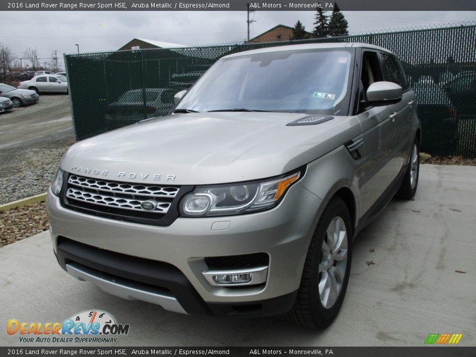 2016 Land Rover Range Rover Sport HSE Aruba Metallic / Espresso/Almond Photo #7