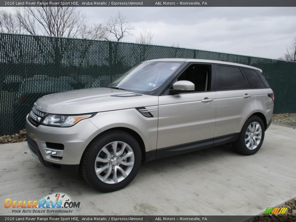 2016 Land Rover Range Rover Sport HSE Aruba Metallic / Espresso/Almond Photo #8