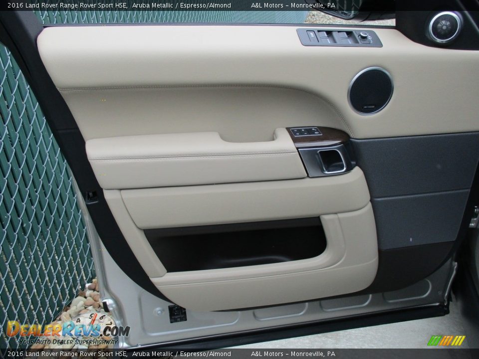 2016 Land Rover Range Rover Sport HSE Aruba Metallic / Espresso/Almond Photo #10
