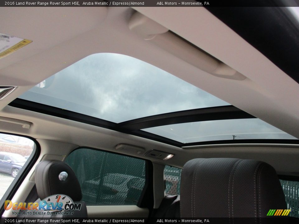 2016 Land Rover Range Rover Sport HSE Aruba Metallic / Espresso/Almond Photo #11