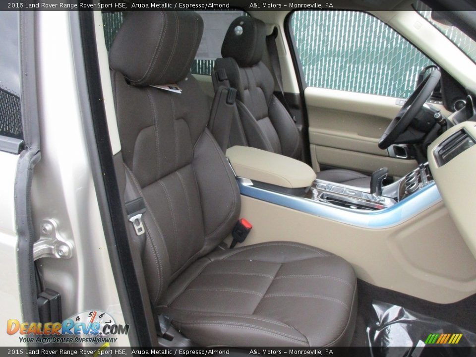 2016 Land Rover Range Rover Sport HSE Aruba Metallic / Espresso/Almond Photo #12
