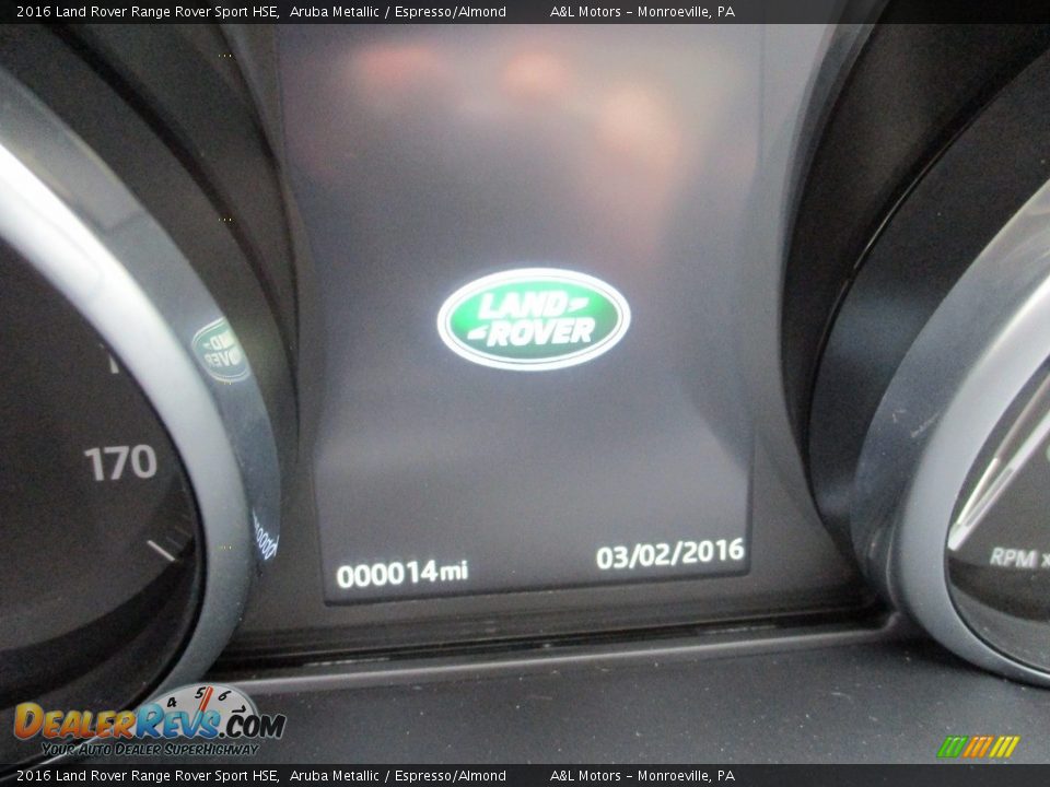 2016 Land Rover Range Rover Sport HSE Aruba Metallic / Espresso/Almond Photo #20