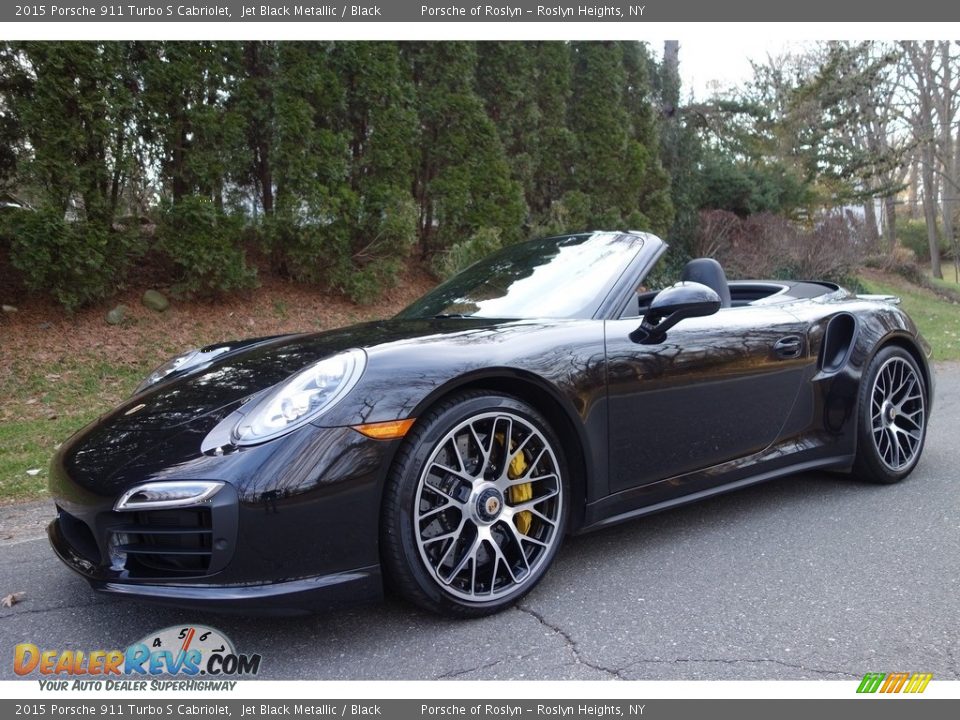Front 3/4 View of 2015 Porsche 911 Turbo S Cabriolet Photo #1