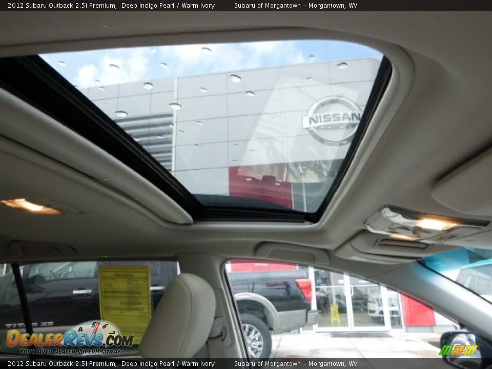 2012 Subaru Outback 2.5i Premium Deep Indigo Pearl / Warm Ivory Photo #5