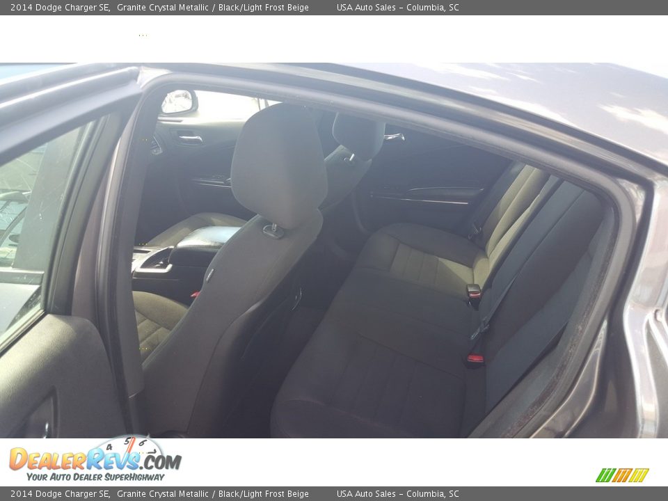 2014 Dodge Charger SE Granite Crystal Metallic / Black/Light Frost Beige Photo #10