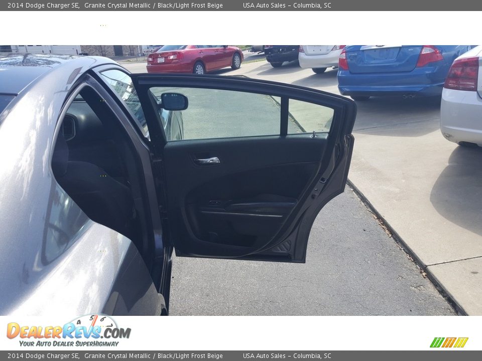 2014 Dodge Charger SE Granite Crystal Metallic / Black/Light Frost Beige Photo #11