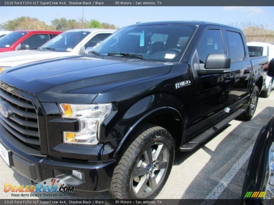 2016 Ford F150 XLT SuperCrew 4x4 Shadow Black / Black Photo #2