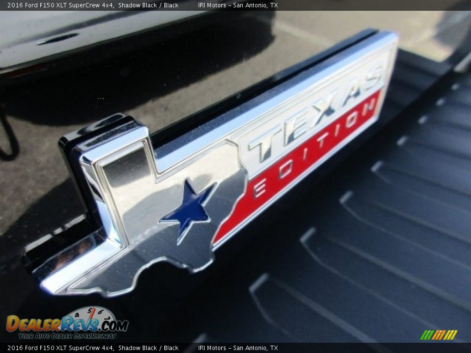 2016 Ford F150 XLT SuperCrew 4x4 Shadow Black / Black Photo #6