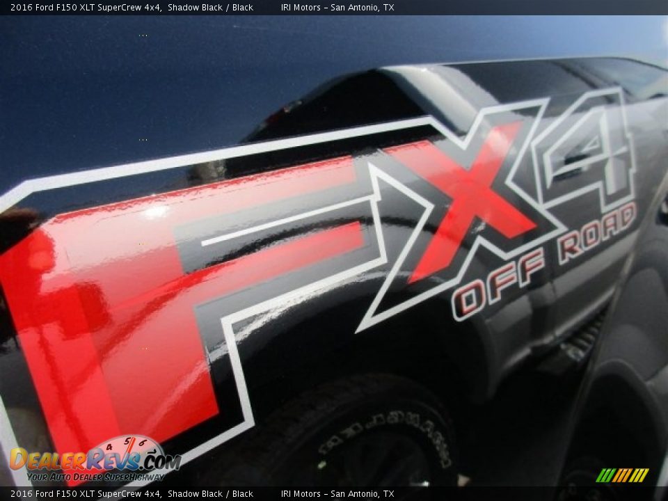 2016 Ford F150 XLT SuperCrew 4x4 Shadow Black / Black Photo #9