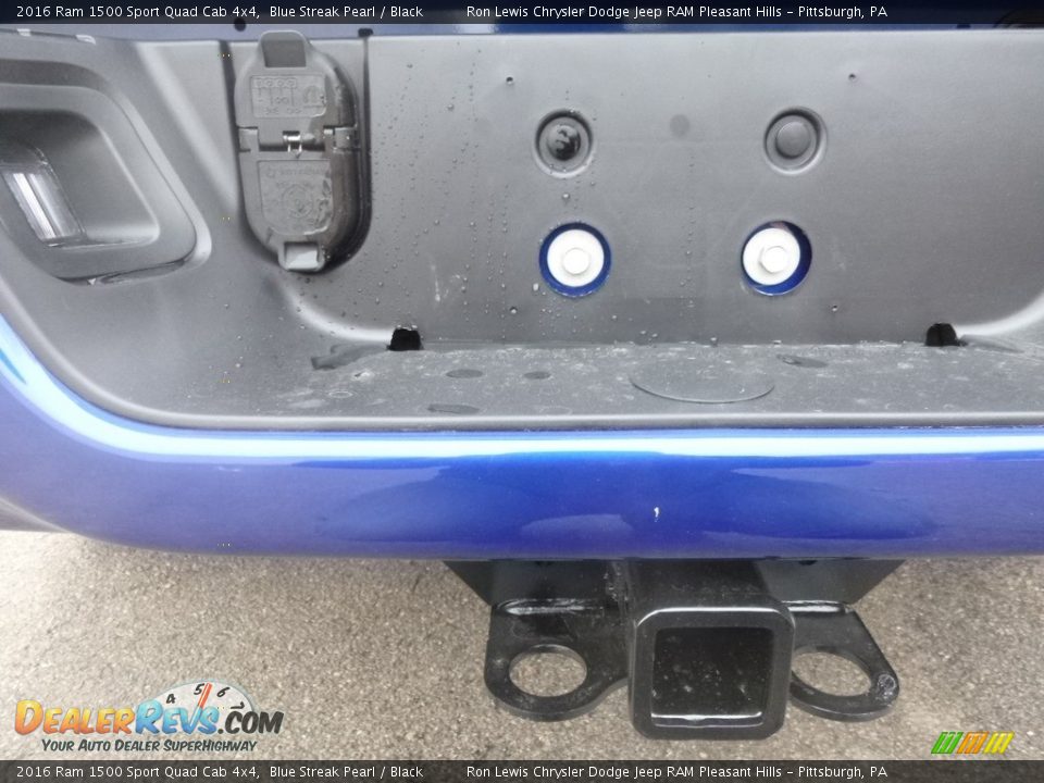 2016 Ram 1500 Sport Quad Cab 4x4 Blue Streak Pearl / Black Photo #5