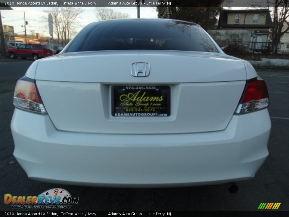 2010 Honda Accord LX Sedan Taffeta White / Ivory Photo #6
