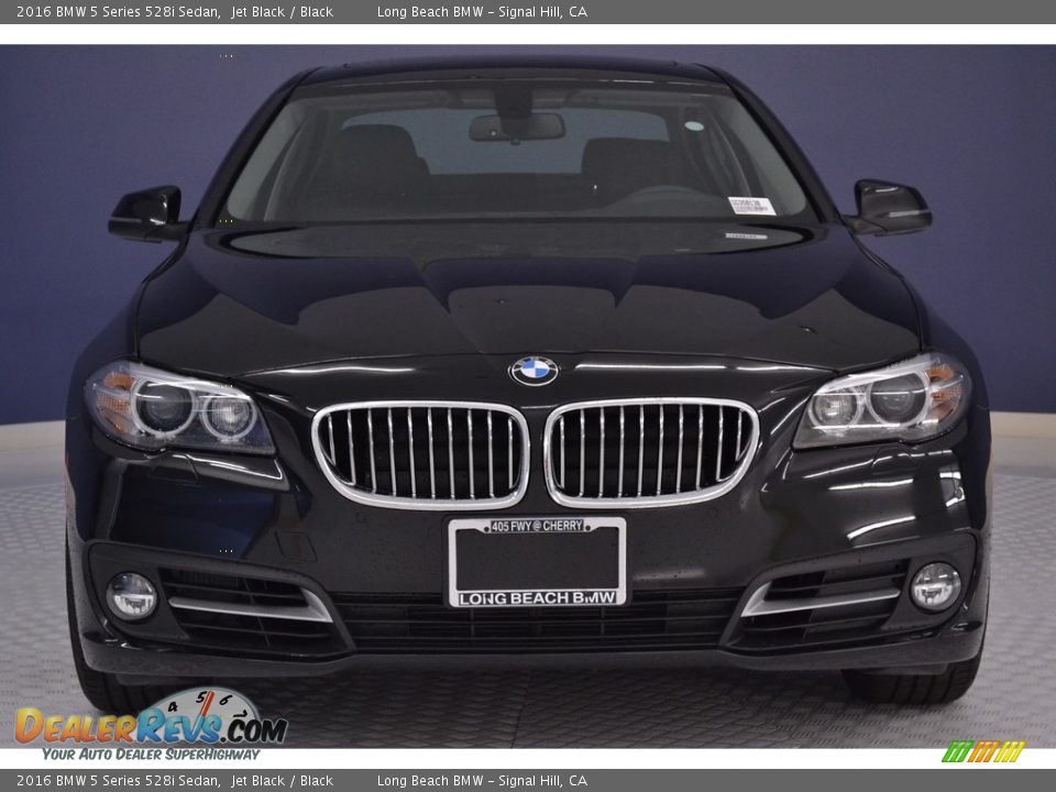 2016 BMW 5 Series 528i Sedan Jet Black / Black Photo #2