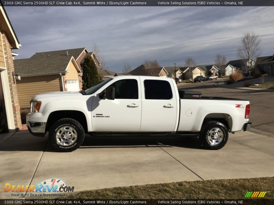 Summit White 2009 GMC Sierra 2500HD SLT Crew Cab 4x4 Photo #1