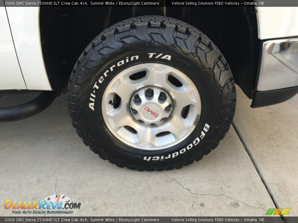 2009 GMC Sierra 2500HD SLT Crew Cab 4x4 Summit White / Ebony/Light Cashmere Photo #4