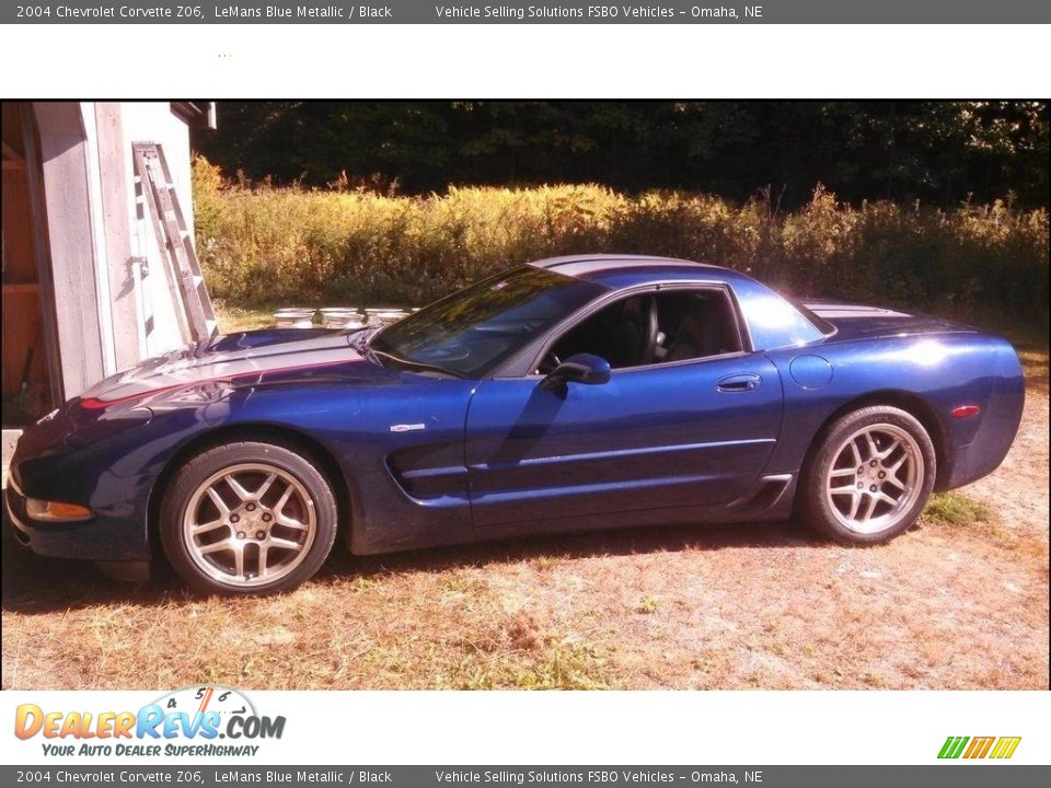 2004 Chevrolet Corvette Z06 LeMans Blue Metallic / Black Photo #2